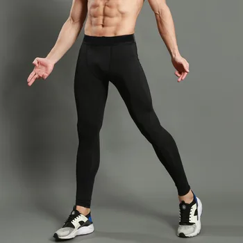 Kompresije muške košarkaške hulahopke elastične sportske cross-country sportske hlače bodybuilding jogging uske tajice, hlače pune dužine