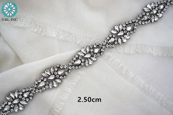 (10 metara) Veliko vjenčanje ručni perle šivanje Kristal gorski kristal oblog završiti željeza na za vjenčanicom WDD0869