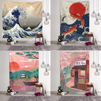 2020 japanska deka velika tapiserija kit Арована dragon phoenix totem zid boem krevet deka home dekor tapiserija