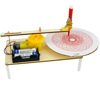 DIY električni ploter slika dječje fizika znanstveni eksperiment materijal izuma kit student sastaviti model igračke