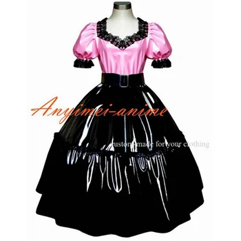 Curica sluškinja gothic Lolita punk PVC haljinu cosplay odijelo po mjeri[G309]