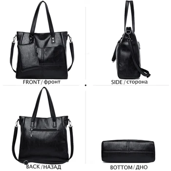 Luksuzni velike torbe, ženske torbe dizajner Novi Elegantna torba žene poznati brand za torbe za žene Sac a Main 2019