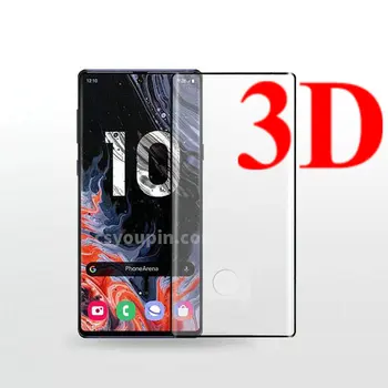 3D 9H zakrivljeni rub kaljeno staklo zaslon zaštitnik za Samsung Galaxy Note10 Napomena 10 5G za SGalaxy Note10+ Plus Pro staklena film