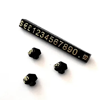 20 kom. brojke cjenik sklopnih blokova štap kombinirani broj brojke tag znak satovi nakit cijena zaslon okvir eura cijena