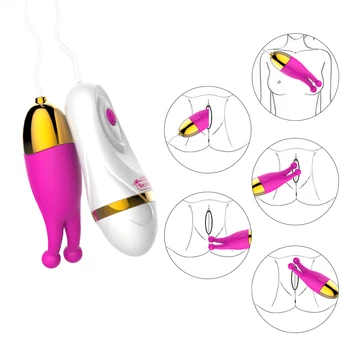 VATINE Ženska vagina, klitoris je maser 12 Brzina seks igračke za žene Skakanje jaje vibrator
