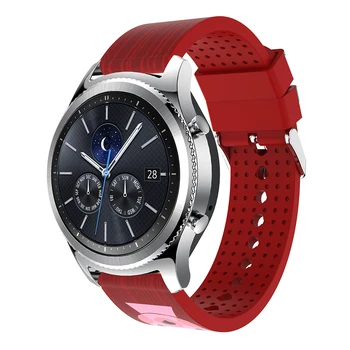 22 Samsung Gear S3 Watch Band zamjena remena za satove Samsung Galaxy Watch 46mm Wrsitband božićne silikonske narukvice sata Samsung Gear S3 Watch Band
