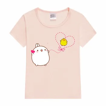 Artoon Molang and Piupiu Cute Rabbit Print T-Shirt Dječji ljetna majica dječje modne odjeće t-shirt majica crtani film