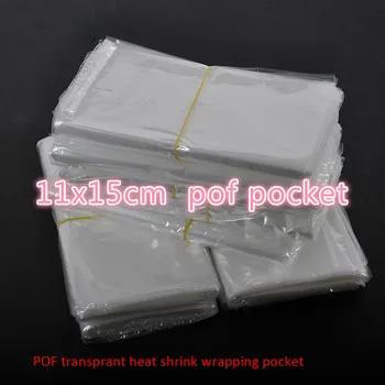 300 kom./lot 11x15 cm prozirna термоусадочный paket shrink wrap torbu POF poklon pakiranje plastične vrećice za comestic boce, kutije