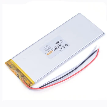 3-žična 303085 3.7 V 900 mah litij-polimer baterija za kineski klon telefona 4G 4S 5G 5S GPS MP3 MP4 MP5 333285 303085 293085