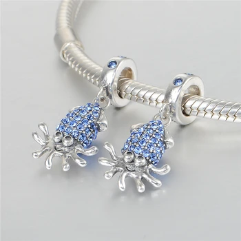 Europski stil nakit dizajn hobotnica sa plavim emajlom Crystal GW Fashion Jewelry S359H20