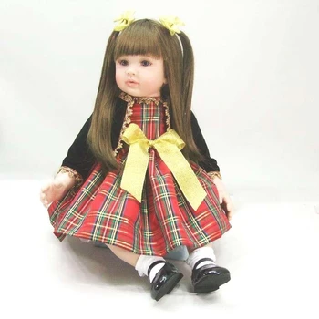 24in 60 cm visoku kvalitetu silikon reborn lutke realan novorođene djevojčice moda Juguetes za lutke poklon za Rođendan