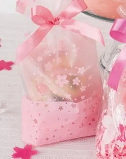 100 kom pink višnje vrećicu keksa,plastični prozirni celofan stana vanjski,za pekare poklon za Vjenčanje college suveniri pakiranje,16x26cm