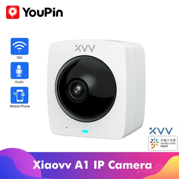 Xiaovv A1 Smart 360 panorame IP kamera HD 1080P AI Humanoid Detection Security IR Night Vision Survillance Mini CCTV Camera