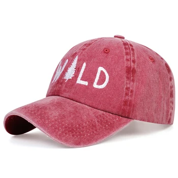 Moderan pamučna muška kapu wild letter embroidery dad kape outdoor sports and leisure washed caps hip hop hat gorras
