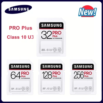 SAMSUNG EVO Plus/PRO SD Kartica 64GB Memory Card 32GB 128GB 256GB C10 UHS-I tarjeta sd za 4K i FHD kamkorder besplatna dostava