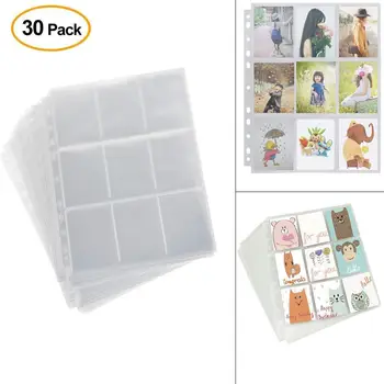 Topsale 30Pcs 270 9-Pocket Gaming/Trading Card Album Pages/Binder Sheets for Pokemon Yu-Gi-Oh