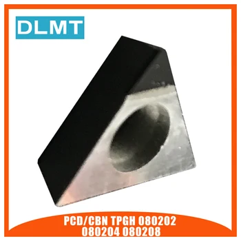 PCD/CBN TPGH080202 TPGH080204 TPGH080208 1pc карбюраторные umetanje CNC Haute Durete Cutter Outils pour Diamant