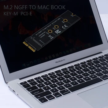 M key M. 2 NGFF PCIe AHCI SSD adapter za MACBOOK Air 2013 2017 A1465 A1466 Pro A1398 A1502 A1419 2230-2280 SSD M2