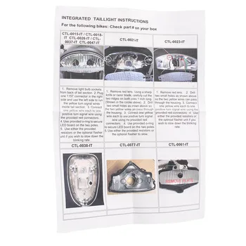 GZYF za BMW F650CS 2001 2002 2003 2004 R1100S 1998 -2004 led skrenite signali stop-svjetla navigacijska svjetla, stražnja svjetla DOT/E-Mark certificirani