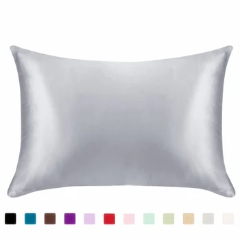 Emulacija svileni saten jastučnice jedan običan jastučnice luksuzni jastučnice za krevet bacanje jastučnice ručnik jednostavno obojano 20
