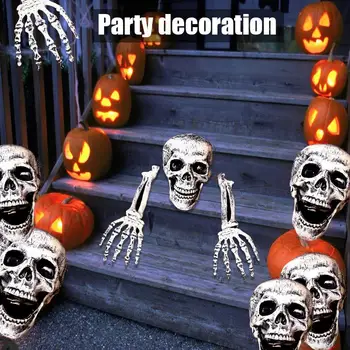 Strahote plastične Halloween ukrasima kostur pokopan živ visi proizvoda za dom realno uporište vanjski dekor travnjak lubanje shuttle