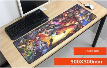 Locrkand Heroes of the Storm mouse pad 900x300x2mm mouse mat laptop padmouse notbook computer gaming mousepad gamer play mats