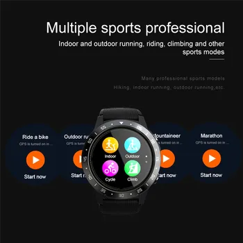 Kondenzator puni cijele ekran Smartwatches LOKMAT TK05 Smart Watch GPS, krvni tlak, brzina otkucaja srca SIM геомагнитный zvučnik 2020