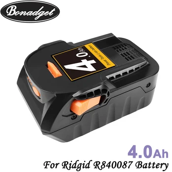 Bonadget 2Pack 4000mAh 18V Li-ion za RIDGID R840083 R840085 R840086 R840087 Serija AEG Series punjiva baterija električni alat