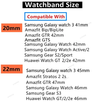 Remen za Samsung Galaxy watch Active 2 Active2 40 mm 44 mm pametni satovi pribor zamjena narukvica remen za Galaxy active 3