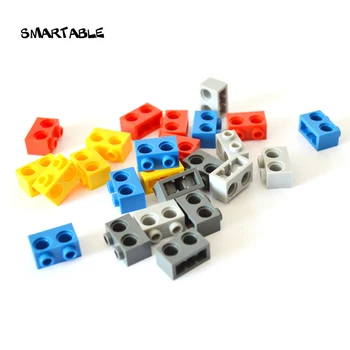 Smartable Technic Brick 1x2 s rupama gradivni blokovi dio kreativne igračke kompatibilnost 32000 Technic MOC Igračke 136 kom./lot