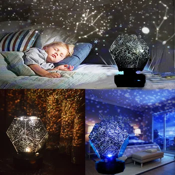 Dar za djecu, stolni nebeski projektor Star Projector star child svjetlosni LED Galaxy lamp Nebula luminous lamp