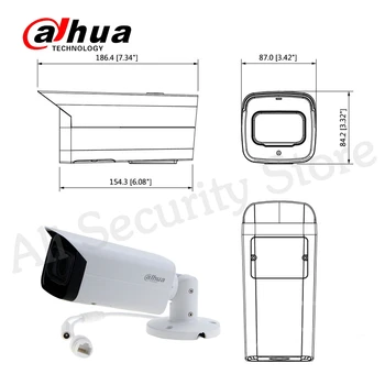 IPC-HFW4631H-ZSA 6MP IPC Dahua IP Camera ugrađeni mikrofon utor za Micro SD kartice 2.7-13.5 mm 5-širokokutni optički zoom VF leća PoE WDR CCTV Camera