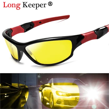 Naočale za noćni vid za maglu polarizovana vožnje ženske sunčane naočale žute leće UV400 zaštita od noćnih muške naočale Naočale