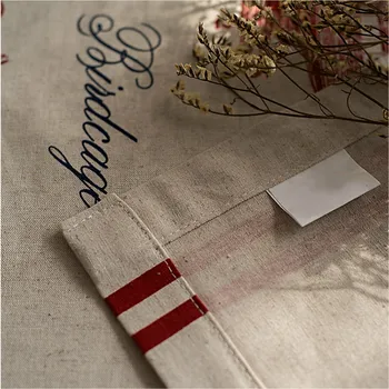 DUNXDECO lanena tkanina pamučna tkanina za pokrivanje površine francuski country stilu starinski kava shop Party Mesa dekorativni mat Mesa
