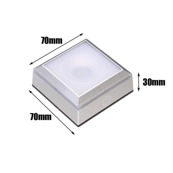 6 načina da treperi led svjetiljka stalak stalak od kristalno prozirne predmete prikaz laserski šarene kvadratnom lampica osnovni svjetlo