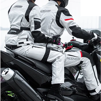 SCOYCO 2020 Мотоциклетная jakna vodootporan Chaqueta Moto reflektirajućim motocross utrke jahanje jakna s odvojivim Linner