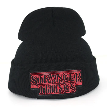 Novi hip-hop cosplay kape čudne stvari šešir pismo Vez вязаная kapa kape jesen zima tople kape