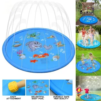 100/150/170 cm ljetnim djeca vode igre igrati mat djeca vanjski tepih splash za djecu bazen igre igračka posuti kapljice vode igračke