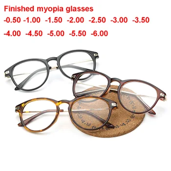 Berba Okrugle Naočale, Optički Negativna Snaga Recept Sunčane Naočale Naočale Snaga -0.50 -1.00 -2.00 -0.30 Žene Muškarci Naočale