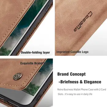 FLOVEME retro kožna flip torbica za Samsung Galaxy S20 Ultra S10 S9 S8 S7 Edge A10, A20 A30 A40 A50 A70 Note 10 Plus novčanik poklopac