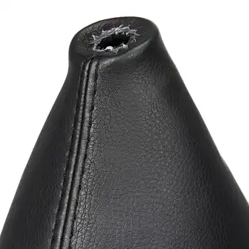 Crna PU kožni komplet ručica mjenjača ogrlice prtljažnik ručicu mjenjača гетра Poklopac za Mazda 6 M6 2002-2007