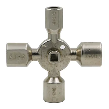 Višenamjenski trokutasti ključ Ključ u električnom ormaru upravljanja dizalo brojilo vode ventil 10 u 1 križ ključ višenamjenski