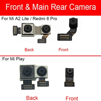 Mali Stražnji Glavni Fotoaparat Za Xiaomi Mi A2 Lite A2Lite Redmi6 Pro Mi Play Sprijeda I Straga Stražnja Kamera Flex Cable Rezervni Dijelovi