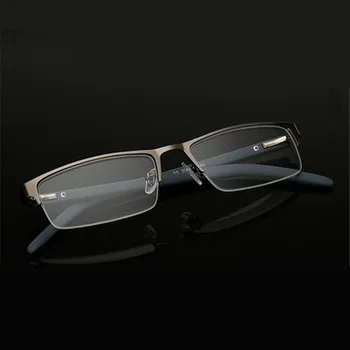YOOSKE Metal Half Frame naočale za čitanje Muškarci Žene posao dalekovidnost i Dioptrijske naočale receptu +1.5 +2.5 +3.0 +3.5