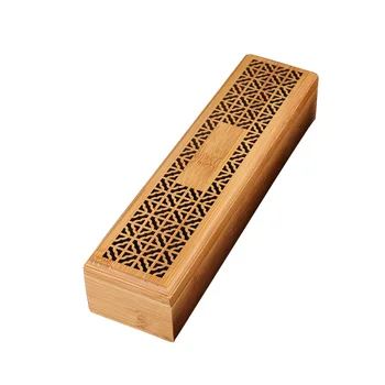 Kućni ured Чайхана kutija Joss-stick Box bambus leži kadionicu linija držač aromatični štapići, dvostruki sloj