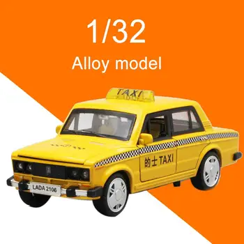 1:32 rafting pull back taxi toy high simulacija back to business car taxi model dječje zbirka igračaka