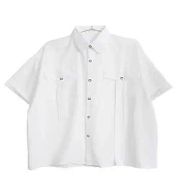 Originalna nova košulja muškog Japanski stil Yamamoto нишевый dizajn je slobodan majica tamno crna stilist majica kratkih rukava
