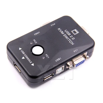 1pc profesionalni KVM USB Switch Switcher 2 VGA priključak SVGA Switch Box USB 2.0 miš tipkovnica 1920*1440 prekidač