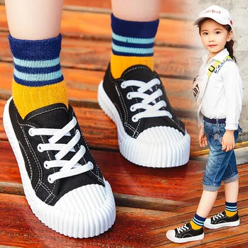 Djeca Casual cipele za djevojčice platnu Dječje tenisice moda dječaci tenisice za djecu Sport crna crvena žuta bijela 1-6 godina