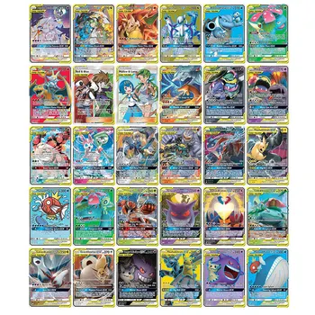30 kom./kor. TAKARA TOMY Pokemon Cards Shining VMAX GX EX MEGA Tag Team Booster Box engleski trading game card dječje zbirka igračaka